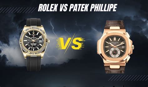 Rolex watch vs patek philippe